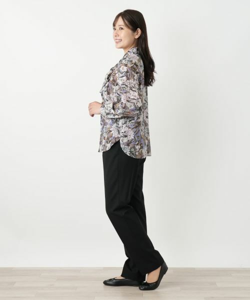 Leilian / レリアン シャツ・ブラウス | 花柄2WAYリボンブラウス【ROCHAS Premiere】【ERICA】 | 詳細2