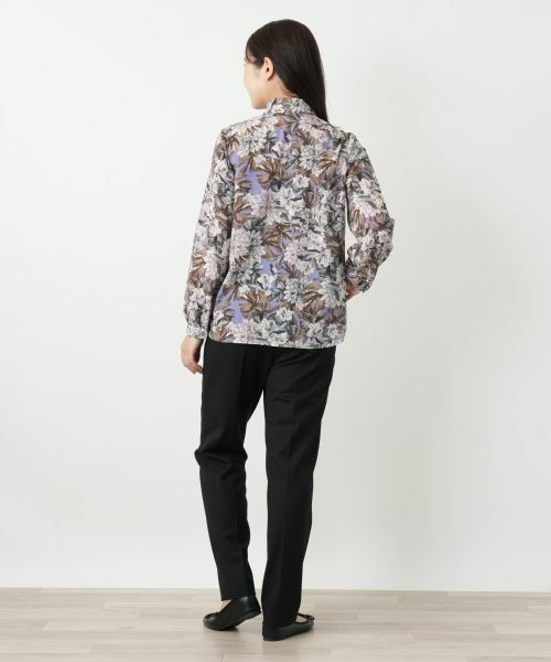 Leilian / レリアン シャツ・ブラウス | 花柄2WAYリボンブラウス【ROCHAS Premiere】【ERICA】 | 詳細3