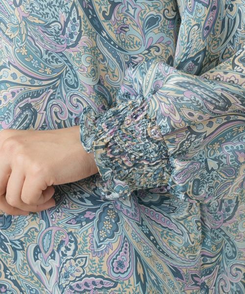 Leilian / レリアン シャツ・ブラウス | ペイズリーハイネックブラウス【ROCHAS Premiere】 | 詳細10