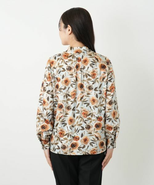 Leilian / レリアン シャツ・ブラウス | 花柄リボンブラウス【ROCHAS Premiere】【RATTI】 | 詳細12
