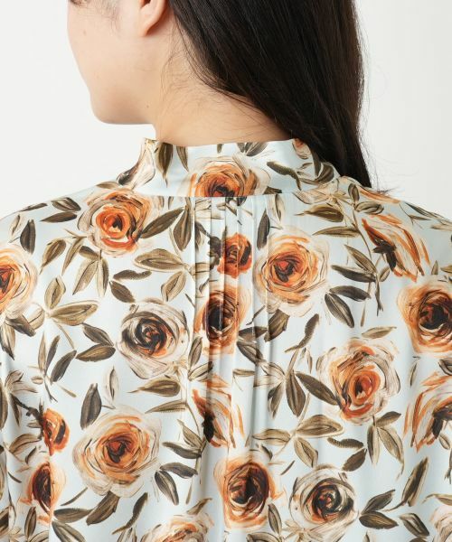 Leilian / レリアン シャツ・ブラウス | 花柄リボンブラウス【ROCHAS Premiere】【RATTI】 | 詳細14