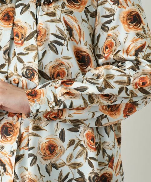 Leilian / レリアン シャツ・ブラウス | 花柄リボンブラウス【ROCHAS Premiere】【RATTI】 | 詳細16