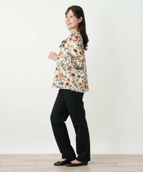 Leilian / レリアン シャツ・ブラウス | 花柄リボンブラウス【ROCHAS Premiere】【RATTI】 | 詳細8