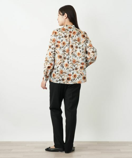 Leilian / レリアン シャツ・ブラウス | 花柄リボンブラウス【ROCHAS Premiere】【RATTI】 | 詳細9