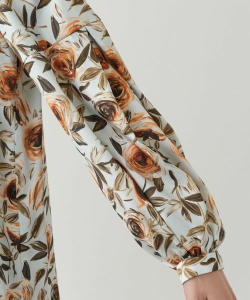 Leilian / レリアン シャツ・ブラウス | 花柄プリントブラウス【ROCHAS Premiere】【RATTI】 | 詳細15