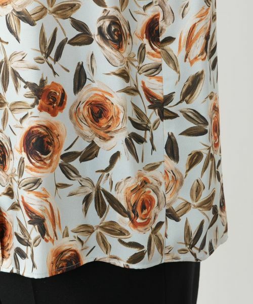 Leilian / レリアン シャツ・ブラウス | 花柄プリントブラウス【ROCHAS Premiere】【RATTI】 | 詳細16