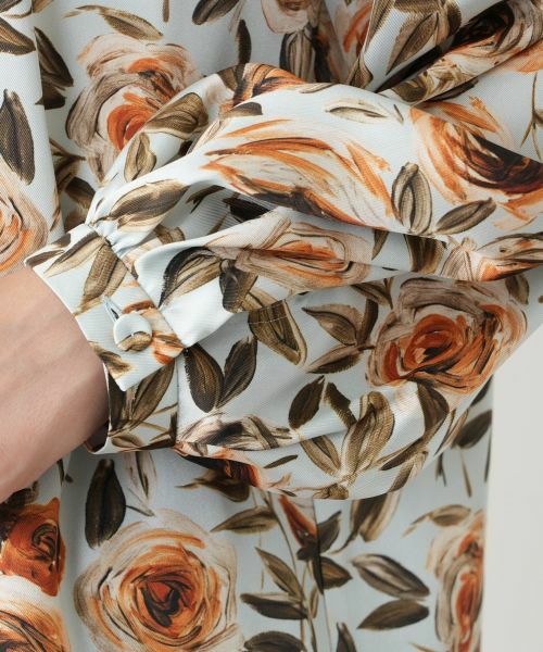 Leilian / レリアン シャツ・ブラウス | 花柄プリントブラウス【ROCHAS Premiere】【RATTI】 | 詳細18