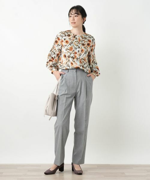Leilian / レリアン シャツ・ブラウス | 花柄プリントブラウス【ROCHAS Premiere】【RATTI】 | 詳細2