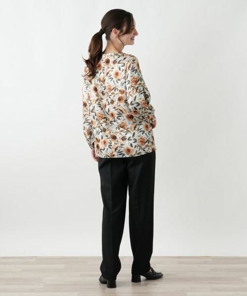 Leilian / レリアン シャツ・ブラウス | 花柄プリントブラウス【ROCHAS Premiere】【RATTI】 | 詳細9