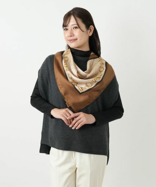 Leilian / レリアン バンダナ・スカーフ | プリントシルクスカーフ【ROCHAS Premiere】【RATTI】 | 詳細2