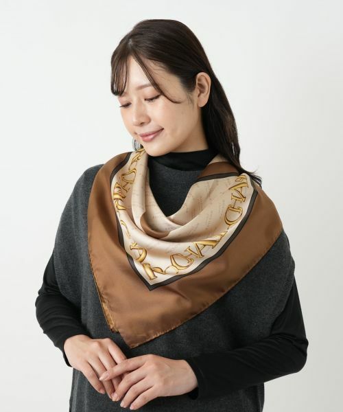 Leilian / レリアン バンダナ・スカーフ | プリントシルクスカーフ【ROCHAS Premiere】【RATTI】 | 詳細3