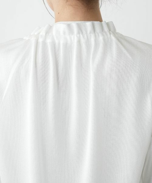 Leilian / レリアン カーディガン・ボレロ | ラメフリルネックカーディガン | 詳細8