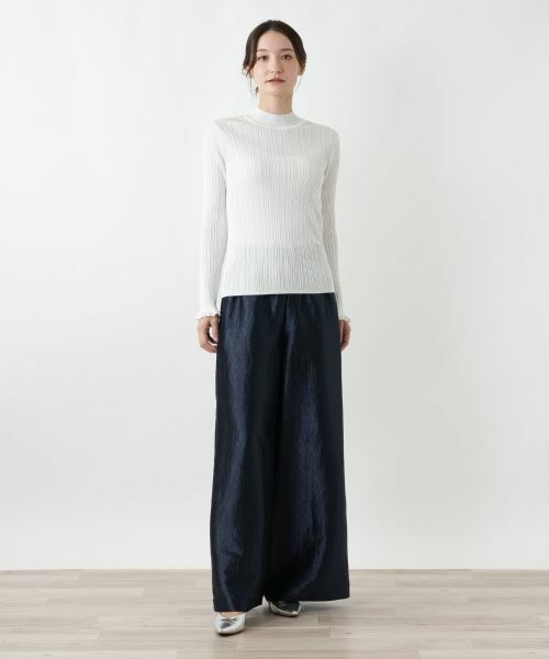 Leilian / レリアン ニット・セーター | ラメハイネックニット | 詳細1