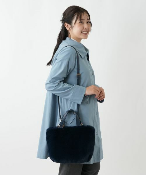 Leilian / レリアン ハンドバッグ | 2WAYフェイクファーバッグ | 詳細10