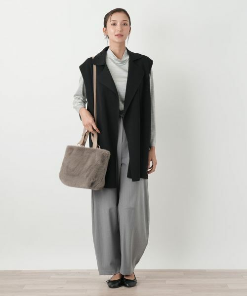 Leilian / レリアン ハンドバッグ | 2WAYフェイクファーバッグ | 詳細12