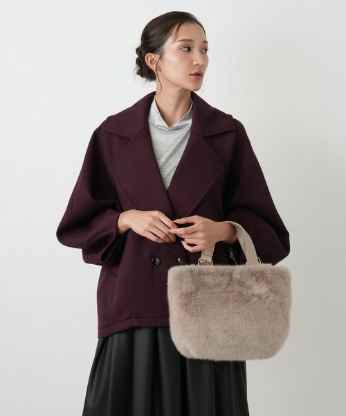 Leilian / レリアン ハンドバッグ | 2WAYフェイクファーバッグ | 詳細8