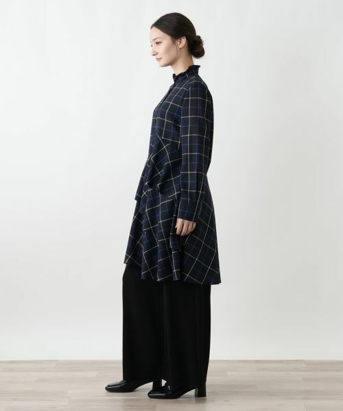 Leilian / レリアン シャツ・ブラウス | チェックティアードフリルブラウス | 詳細2