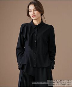 Leilian / レリアン シャツ・ブラウス | ラッフルティアードヘムブラウス