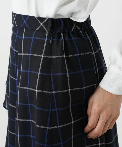 Leilian / レリアン ミニ・ひざ丈スカート | タッタソールプリーツ切替スカート【BOURGE】 | 詳細11