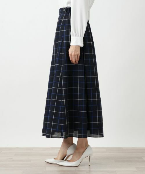 Leilian / レリアン ミニ・ひざ丈スカート | タッタソールプリーツ切替スカート【BOURGE】 | 詳細8