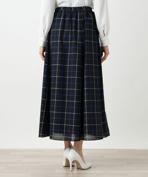 Leilian / レリアン ミニ・ひざ丈スカート | タッタソールプリーツ切替スカート【BOURGE】 | 詳細9