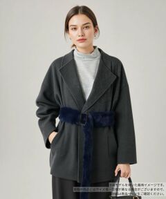 Leilian / レリアン その他アウター | ビッグカラーコート