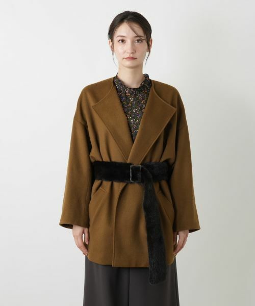 Leilian / レリアン その他アウター | ビッグカラーコート | 詳細14