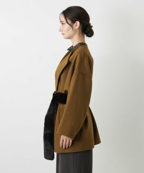 Leilian / レリアン その他アウター | ビッグカラーコート | 詳細15