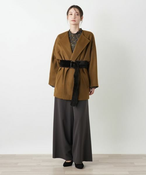 Leilian / レリアン その他アウター | ビッグカラーコート | 詳細7