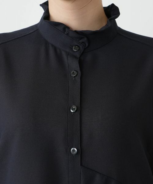Leilian / レリアン シャツ・ブラウス | スタンドカラーティアードブラウス | 詳細7
