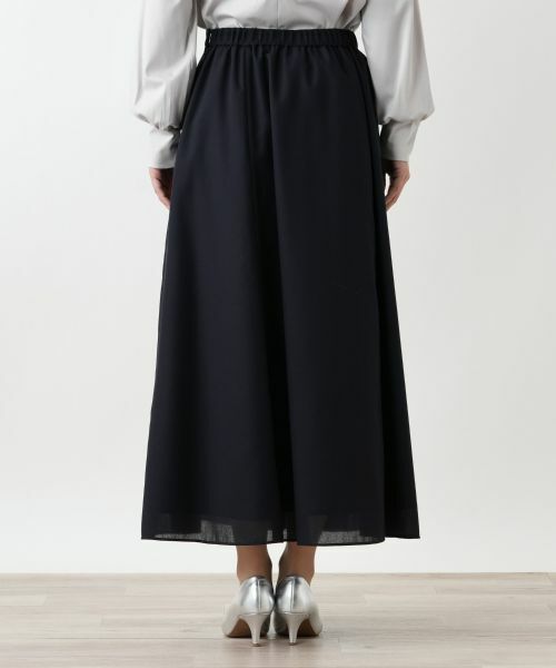 Leilian / レリアン ミニ・ひざ丈スカート | ラッフルプリーツ切替スカート | 詳細6