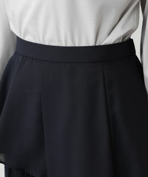 Leilian / レリアン ミニ・ひざ丈スカート | ラッフルプリーツ切替スカート | 詳細7
