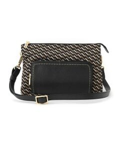 Leilian / レリアン メッセンジャーバッグ・ウエストポーチ | 幾何学柄ショルダーバッグ