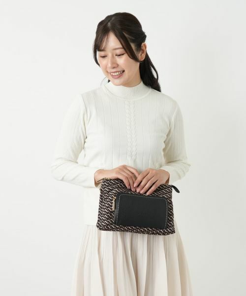 Leilian / レリアン メッセンジャーバッグ・ウエストポーチ | 幾何学柄ショルダーバッグ | 詳細13
