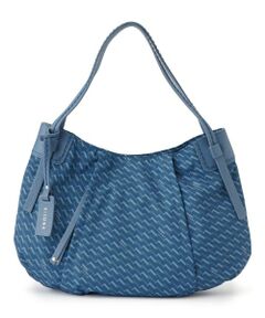 Leilian / レリアン ハンドバッグ | 幾何学柄ラウンドバッグ