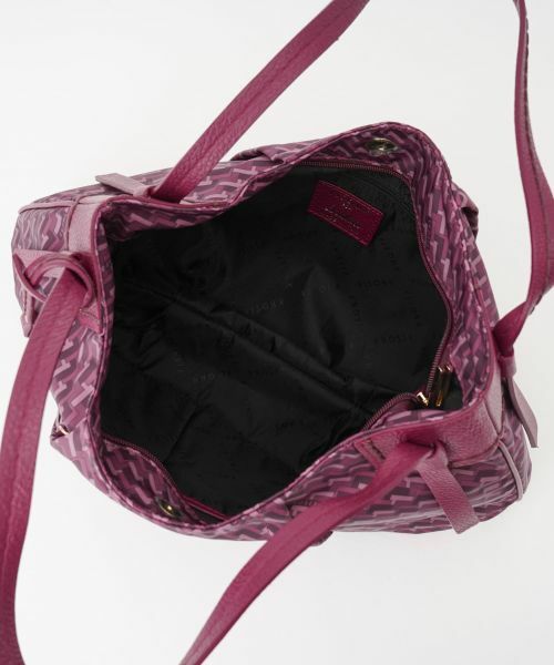 Leilian / レリアン ハンドバッグ | 幾何学柄ラウンドバッグ | 詳細3