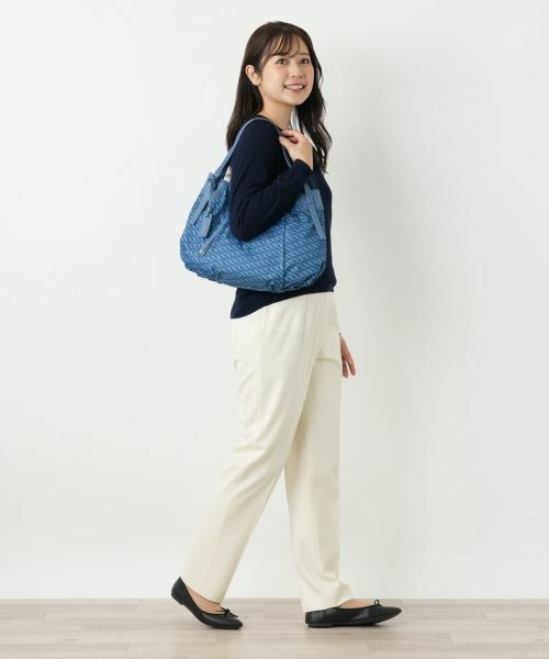 Leilian / レリアン ハンドバッグ | 幾何学柄ラウンドバッグ | 詳細5