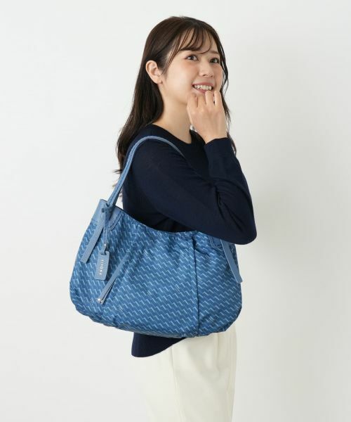 Leilian / レリアン ハンドバッグ | 幾何学柄ラウンドバッグ | 詳細6