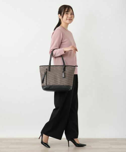 Leilian / レリアン トートバッグ | 幾何学柄トートバッグ | 詳細6