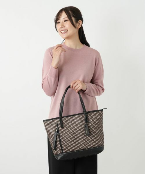 Leilian / レリアン トートバッグ | 幾何学柄トートバッグ | 詳細7