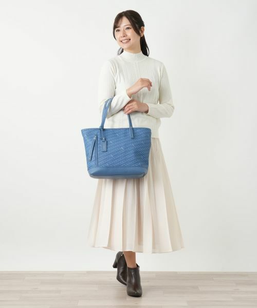 Leilian / レリアン トートバッグ | 幾何学柄トートバッグ | 詳細8