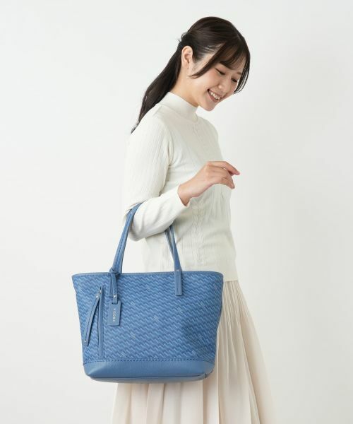 Leilian / レリアン トートバッグ | 幾何学柄トートバッグ | 詳細9