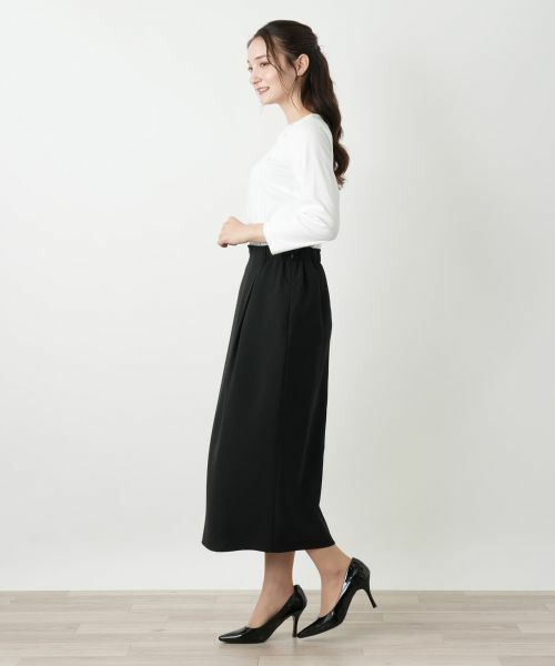 Leilian / レリアン ミニ・ひざ丈スカート | ロングタックスカート | 詳細2