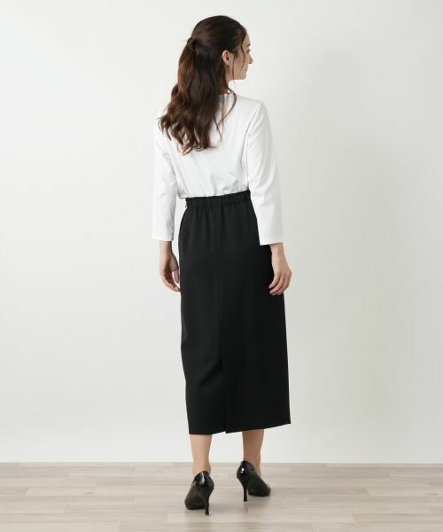 Leilian / レリアン ミニ・ひざ丈スカート | ロングタックスカート | 詳細3