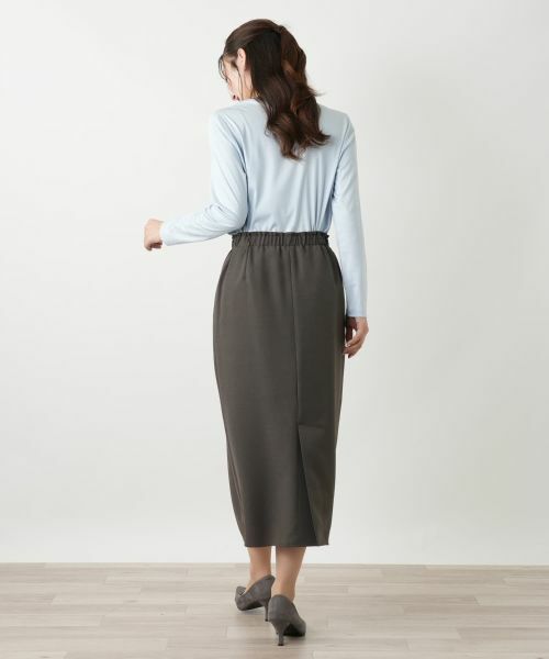 Leilian / レリアン ミニ・ひざ丈スカート | ロングタックスカート | 詳細6