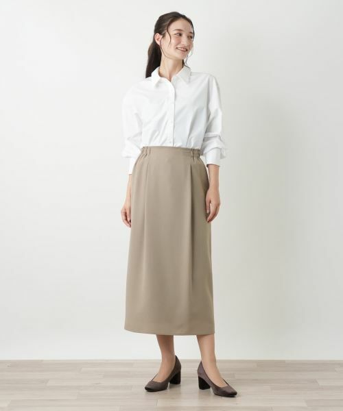 Leilian / レリアン ミニ・ひざ丈スカート | ロングタックスカート | 詳細7