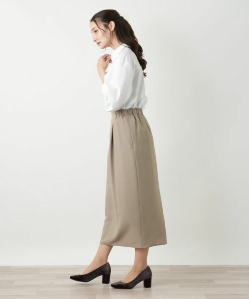 Leilian / レリアン ミニ・ひざ丈スカート | ロングタックスカート | 詳細8
