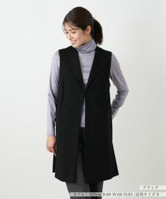 Leilian / レリアン テーラードジャケット | ラペルドベスト