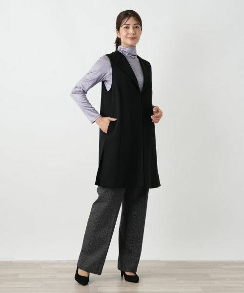 Leilian / レリアン テーラードジャケット | ラペルドベスト | 詳細1