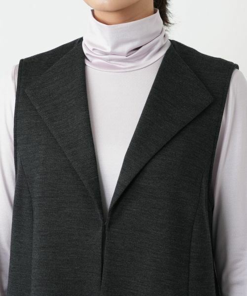 Leilian / レリアン テーラードジャケット | ラペルドベスト | 詳細10